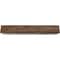 Ekena Millwork 3-Sided (U-beam) Riverwood Endurathane Faux Wood Ceiling Beam, Premium Aged, 8"W x 8"H  x 20'L BMRW3C0080X080X240ZD - alternate 4